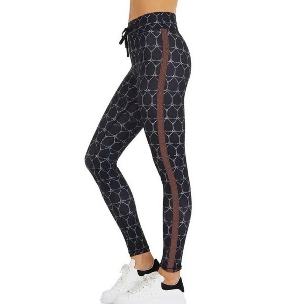 The Upside Womens Blue Martini Yoga Pants Leggings‎ size 4